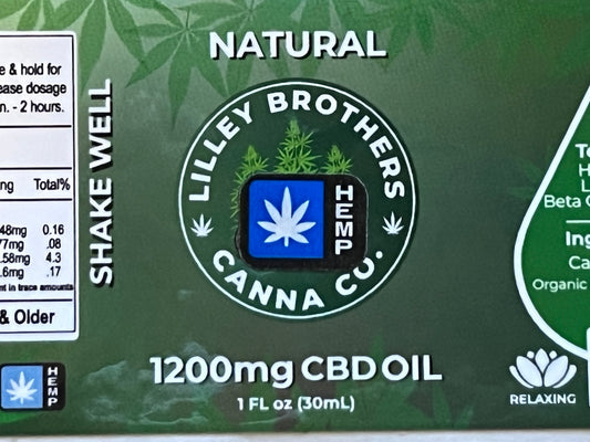 1200mg CBD Tincture